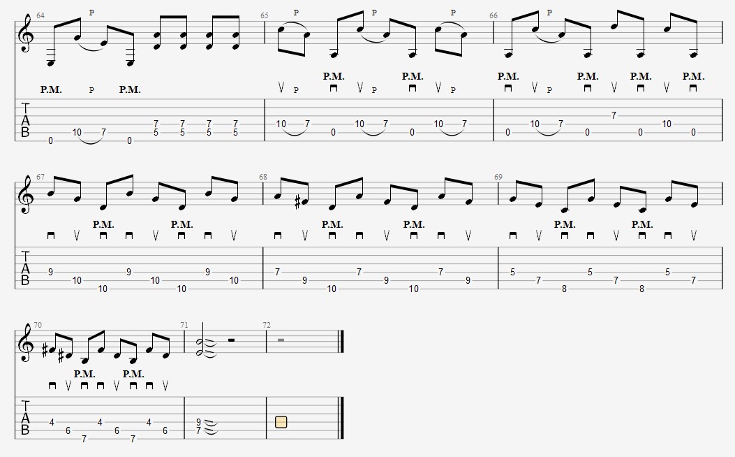 Judas Priest's "Panic Attack" Solo 3 Riff
