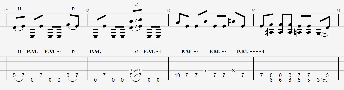 Judas Priest's "Panic Attack" Chorus Riff