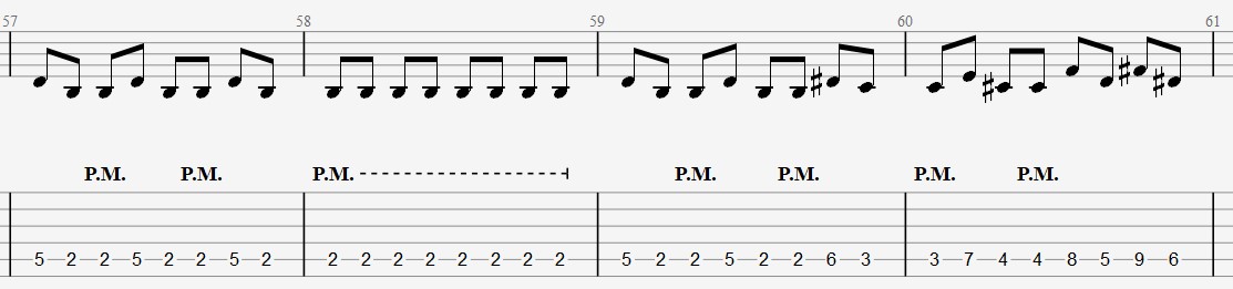 Judas Priest's "Panic Attack" Solo 2 Riff