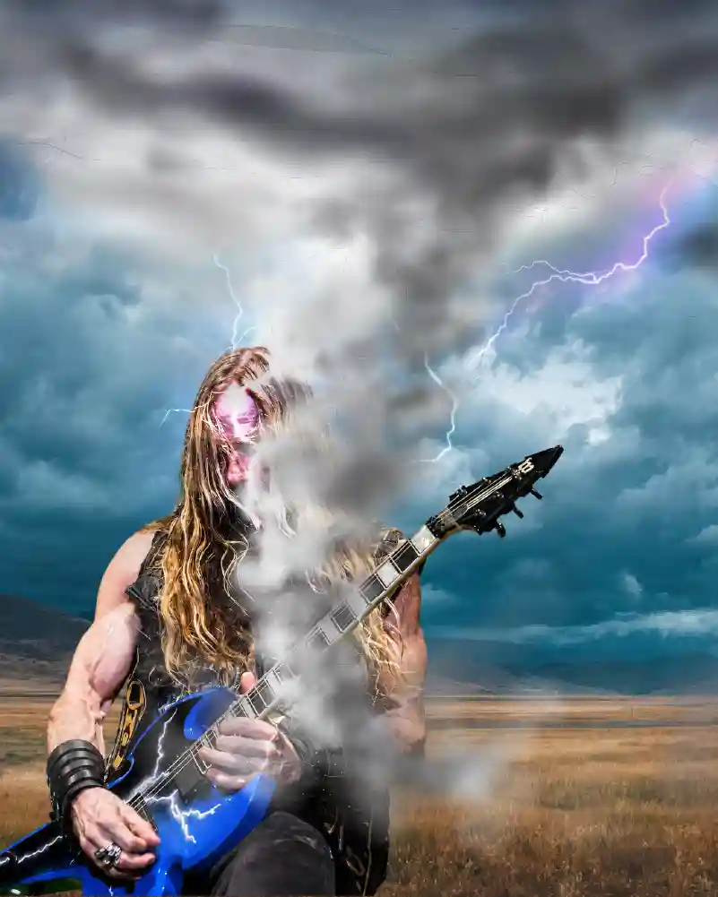 Cover for a beginner shred routine with alternate picking exercises